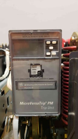 2000 Amps, General Electric #AKRT8D50H1, low voltage power circuit brea, 2000 amp trip A220LSIGPMR MicroVersa - Image 4