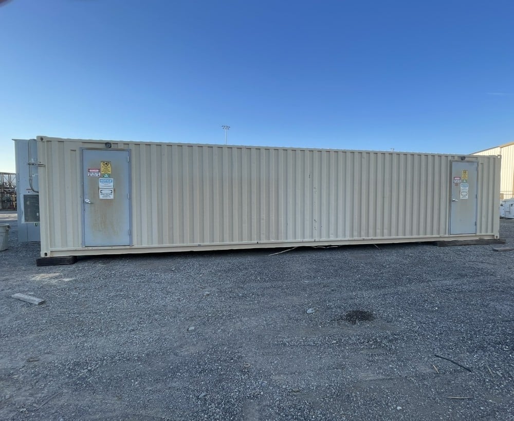Portable Control Building made from 40 foot container - Image 1