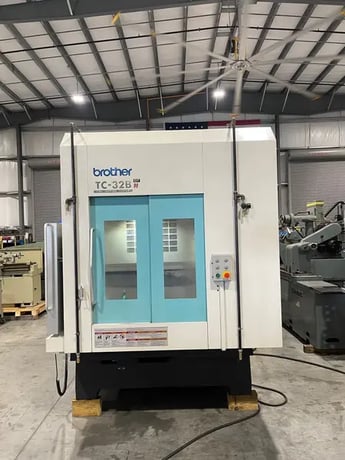 Brother #TC-32BN/QT, CNC vertical machining center, 24 automatic tool changer, 21.7" X, 15.7" Y, 16.3" Z - Image 1