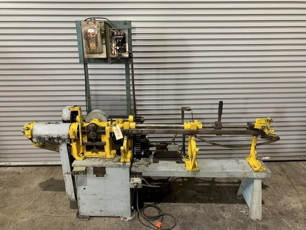 .062" -.187" Shuster #1A, wire straightening & cut-off machine, 4' max cut-off length, 120 FPM - Image 1