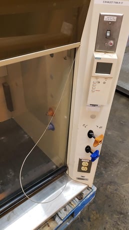 Kewaunee, Fume Hood, epoxy counter top, 4' width - Image 8