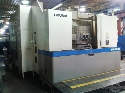 Okuma #MA-60HB, 4-Axis CNC horizontal machining center, OSP U100M, 39.4" X, 31.5" Y, 31.5" Z, 5000 RPM, 60 - Image 2