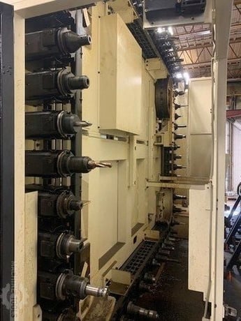 Okuma #MA-60HB, 4-Axis CNC horizontal machining center, OSP U100M, 39.4" X, 31.5" Y, 31.5" Z, 5000 RPM, 60 - Image 7