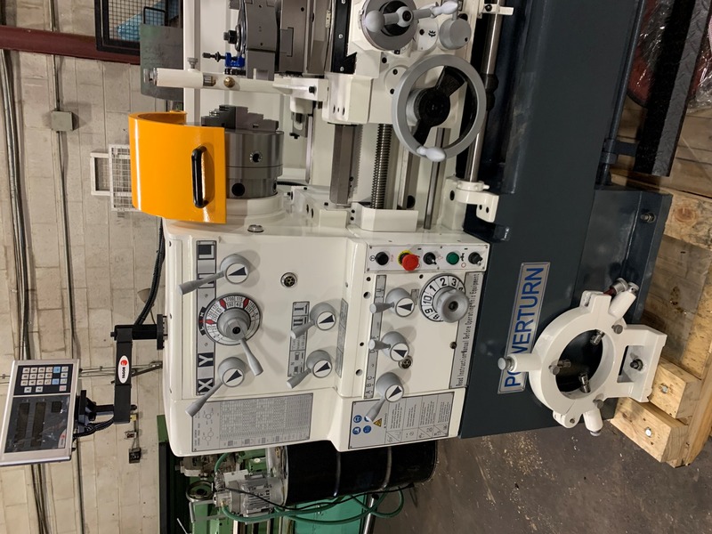 18" x 40" Powerturn, precision lathe with 3.14" spindle bore, 10.4" swing over cross slide, 7.5 HP, MT 4, new - Image 3