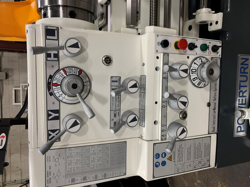 18" x 40" Powerturn, precision lathe with 3.14" spindle bore, 10.4" swing over cross slide, 7.5 HP, MT 4, new - Image 7