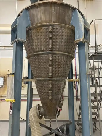 17 cu.ft. Nauta Stainless Steel conical screw mixer, multi-zone dimple jacket, S47207 - Image 3