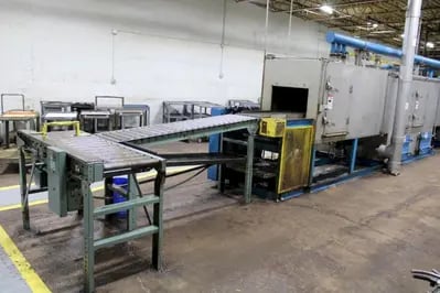Continental Equipment, 4 Stage Pass-Thru washer, 18" x 15", variable speed 2 - 8 FPM, 2010 - Image 5