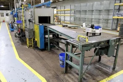 Continental Equipment, 4 Stage Pass-Thru washer, 18" x 15", variable speed 2 - 8 FPM, 2010 - Image 7