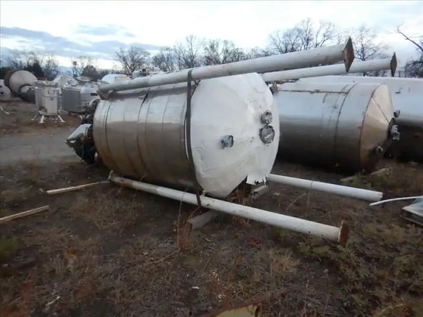 1000 gallon Brighton, 316L Stainless Steel reactor, S47211 - Image 7