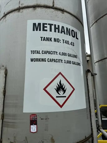 4000 gallon KE Fabricating, 316L Stainless Steel tank, 72" dia. x 204", dish top & bottom, 2014, S47216 - Image 2