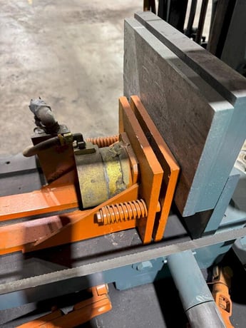 12" x 16" Wellsaw #1200, semi-automatic horizontal bandsaw, S/N 55012100 - Image 4