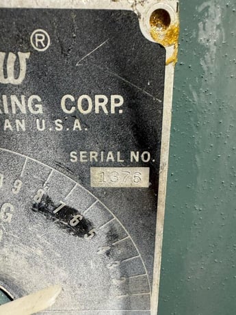 12" x 16" Wellsaw #1200, semi-automatic horizontal bandsaw, S/N 55012100 - Image 9