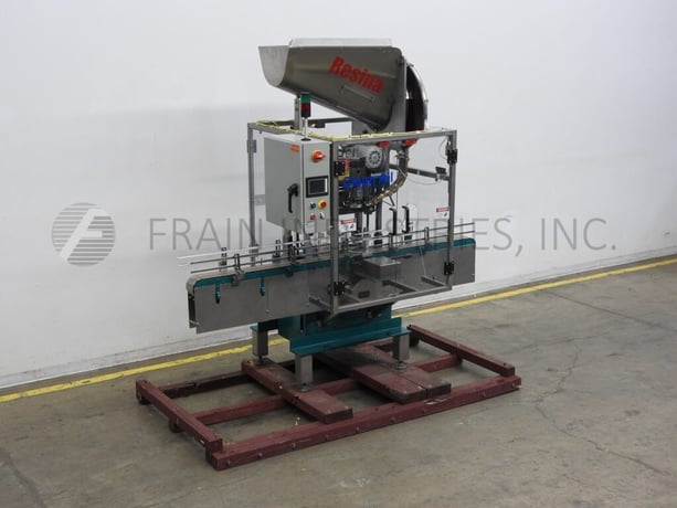 Resina #S30, automatic single head chuck capper, 20-55 container/min., control panel has touch screen HMI - Image 5
