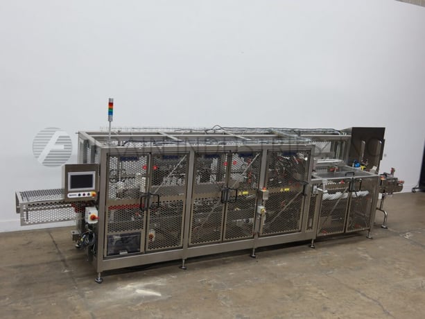 Serpa Packaging #2000WA, automatic, continuous motion, Stainless Steel, wrap around hot melt glue cartoner - Image 1