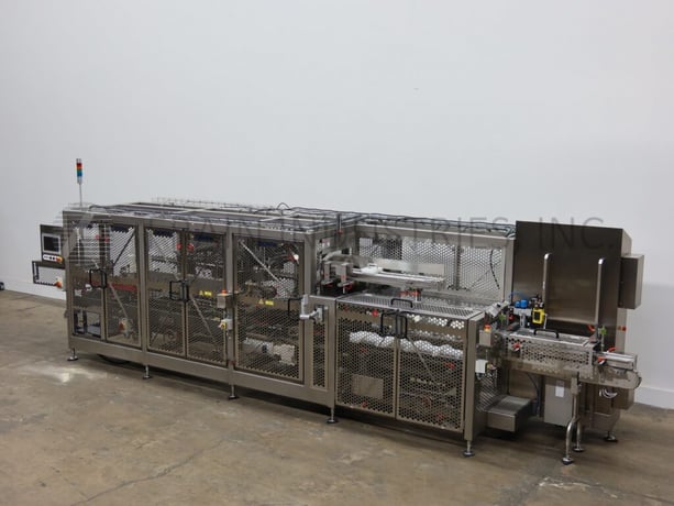 Serpa Packaging #2000WA, automatic, continuous motion, Stainless Steel, wrap around hot melt glue cartoner - Image 5