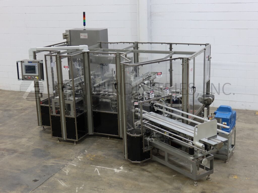 PMI #VXL2-15, case packer erector/sealer, automatic, inline, servo driven, case packer, 5-13 cases/min. - Image 1