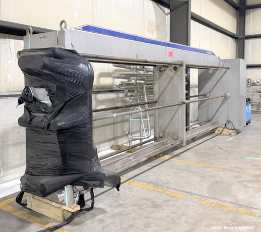 908 sq.ft., APV, N35, Plate Heat Exchanger, 10 bar, 145 psi, A/B panelview plus 600 HMI, expandable frame - Image 1