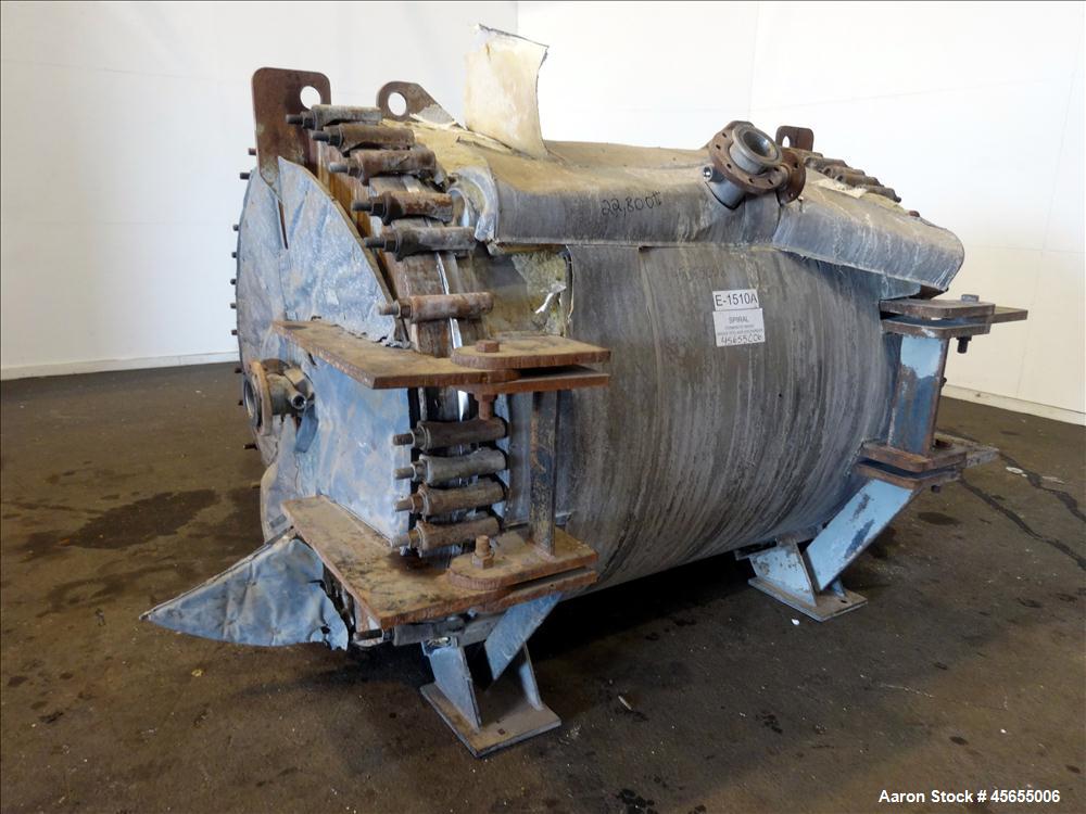 2400 sq.ft., Alfa Laval, Spiral Heat Exchanger, 316 Stainless Steel, 125 psi at 250 degrees F. - Image 1