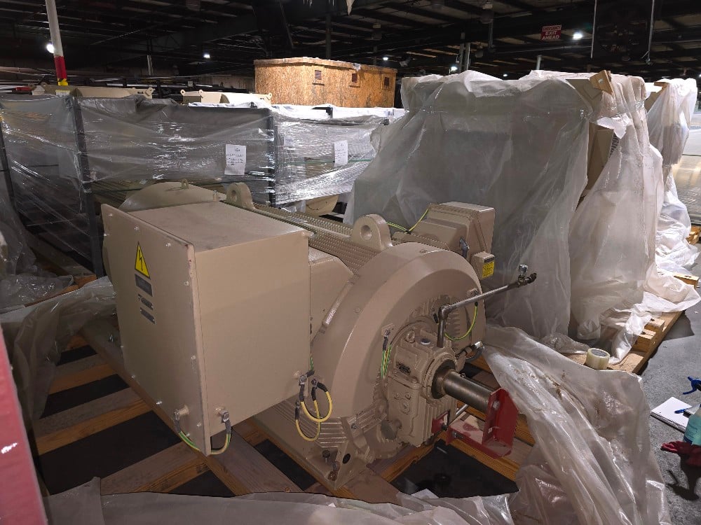 800 HP 3600 RPM General Electric, Frame 5811/12LS, TEFC, CU Rotor, sleeve, 1.15 service factor, VFD Duty - Image 7