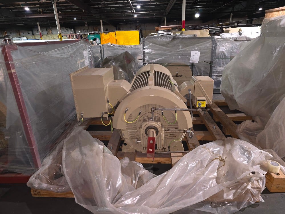 800 HP 3600 RPM General Electric, Frame 5811/12LS, TEFC, CU Rotor, sleeve, 1.15 service factor, VFD Duty - Image 10