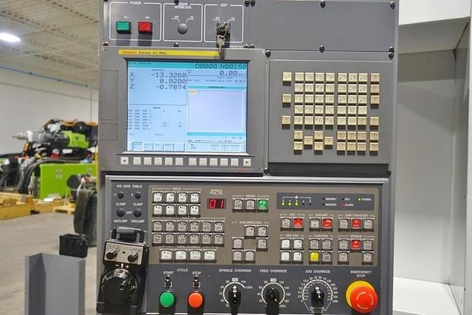 Kira #KDM43VCD, twin pallet CNC vertical machining center, Fanuc0iMD, 25" X, 14" Y, 22" Z, 10000 RPM, 40 - Image 9