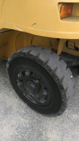 24900 lb. Caterpillar #P26500, Diesel Forklift, 11.09'max fork height, 79.77"max fork spread - Image 7