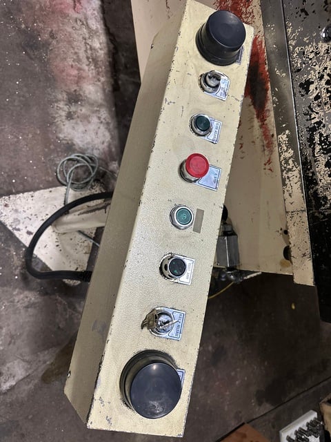 121 Ton, Sutherland #Mark-2-121, OBS gap frame press, 3" stroke, 14.96" die space, 45-90 SPM, 2000 - Image 6