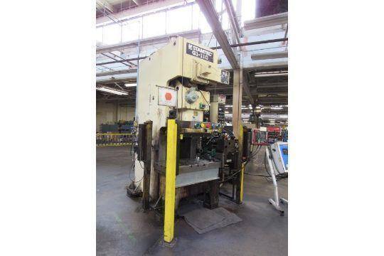 121 Ton, Stamtec #G1-110, Gap Frame Press, 7.09" stroke, 13.73" Shut Height, Air Clutch & Brake - Image 4
