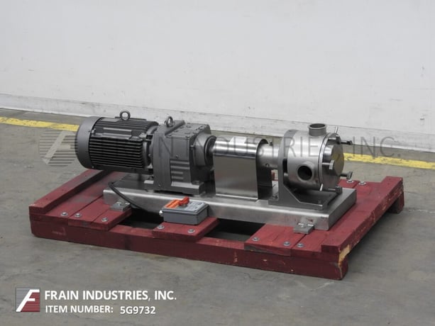138 GPM @ 150 psi, Sine #MR135-NNTC, Stainless Steel, sanitary, positive displacement pump - Image 1