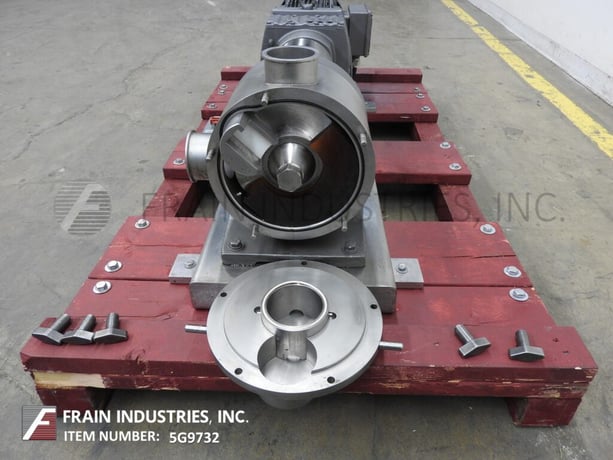 138 GPM @ 150 psi, Sine #MR135-NNTC, Stainless Steel, sanitary, positive displacement pump - Image 2