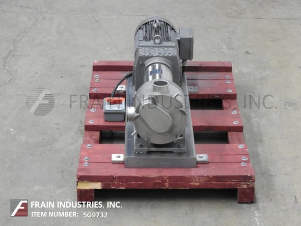 138 GPM @ 150 psi, Sine #MR135-NNTC, Stainless Steel, sanitary, positive displacement pump - Image 3