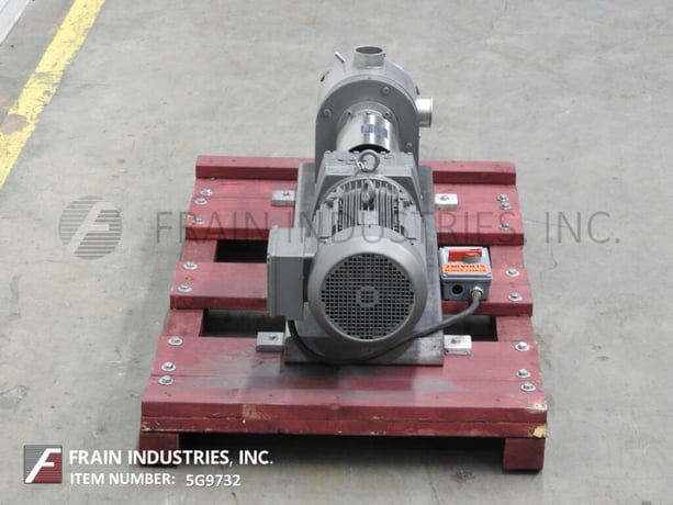 138 GPM @ 150 psi, Sine #MR135-NNTC, Stainless Steel, sanitary, positive displacement pump - Image 4