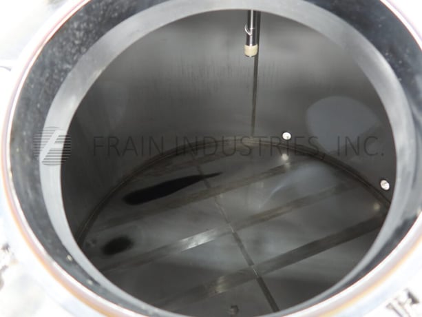 1900 gallon NSI Newlands #WP-30B, 304 Stainless Steel, cone top, sprayball, insulated whirlpool tank, 96" ID - Image 2