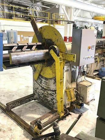 10000 lb. Air Feeds #R100, single end motorized coil reel, 30" width, 60" outside dimensions, 16"-20" ID - Image 5