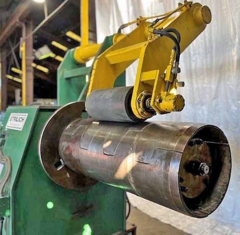 25000 lb. Strilich, uncoiler, 48" width, 72" outside dimensions, 18.5"-24.5" mandrel, hydraulic expansion - Image 3
