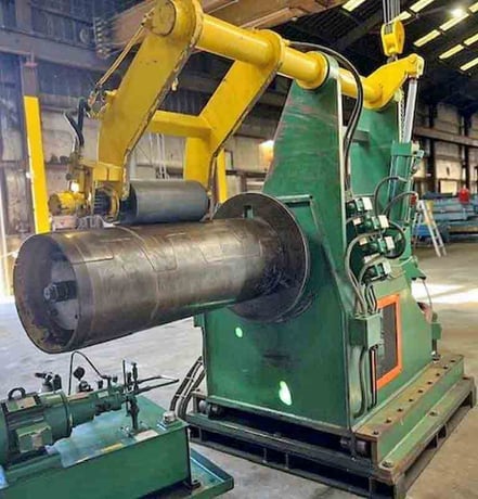 25000 lb. Strilich, uncoiler, 48" width, 72" outside dimensions, 18.5"-24.5" mandrel, hydraulic expansion - Image 5