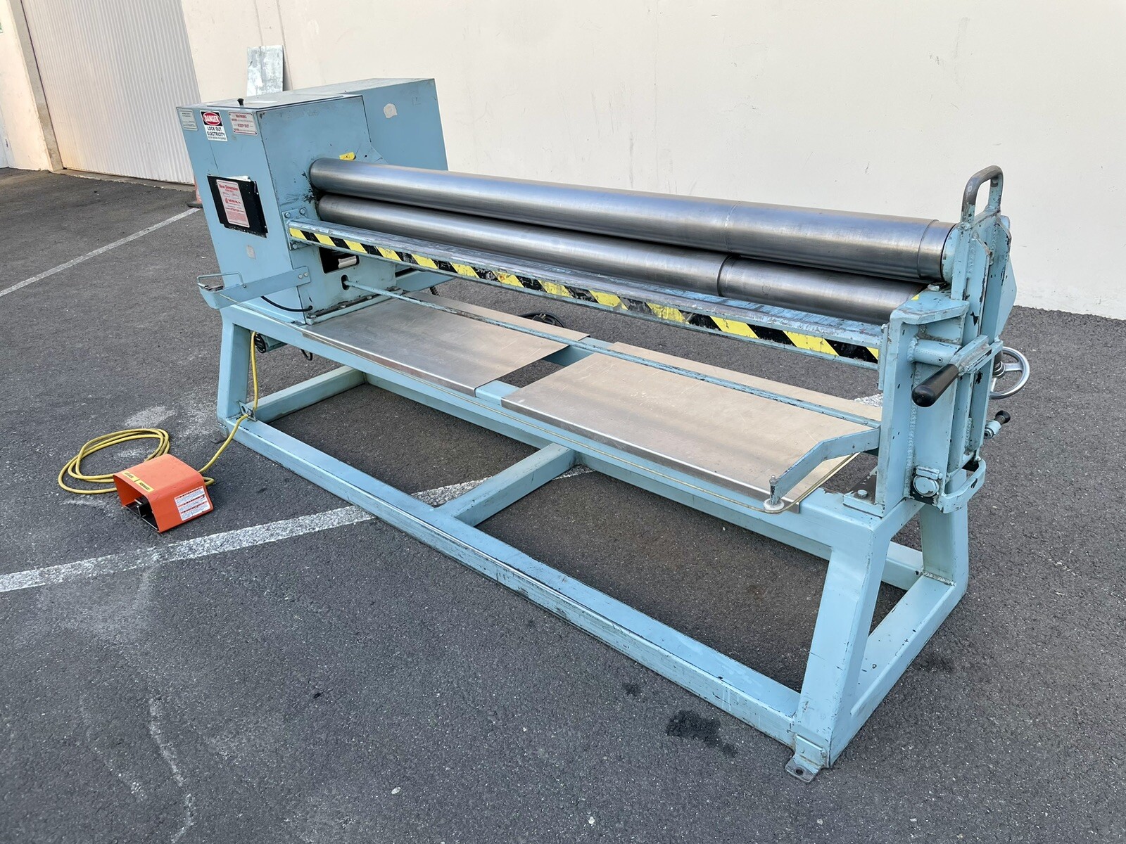 6' x 16 gauge New Dimension #MP.6.059, Power Roll Plate Roller, - Image 4