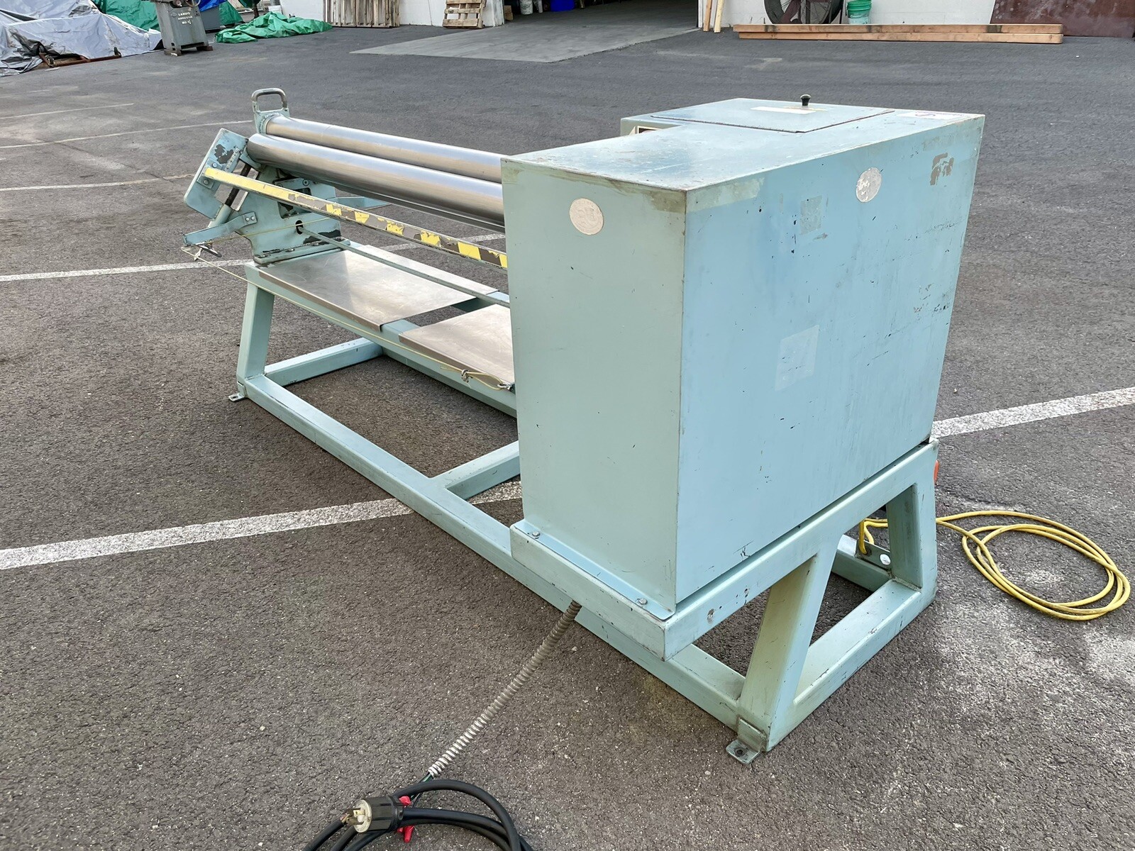 6' x 16 gauge New Dimension #MP.6.059, Power Roll Plate Roller, - Image 8