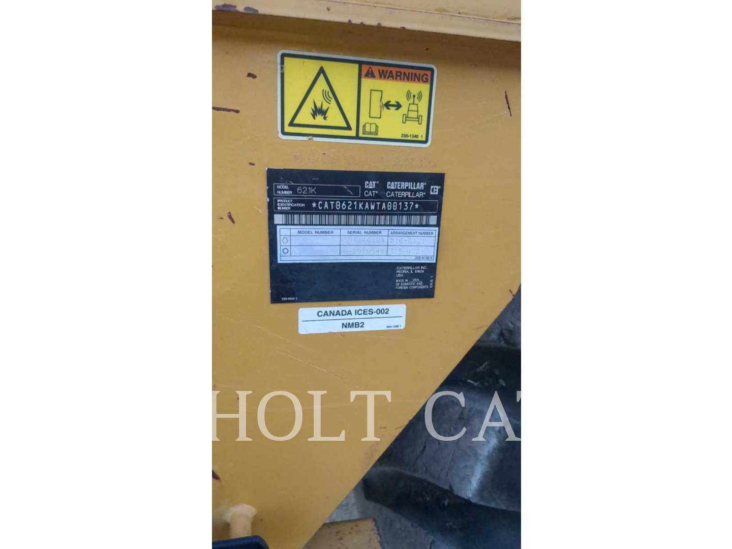 Caterpillar W00 621K, Wheel Tractor Scraper, 4079 hours, S/N: WTA00137, 2019 - Image 6