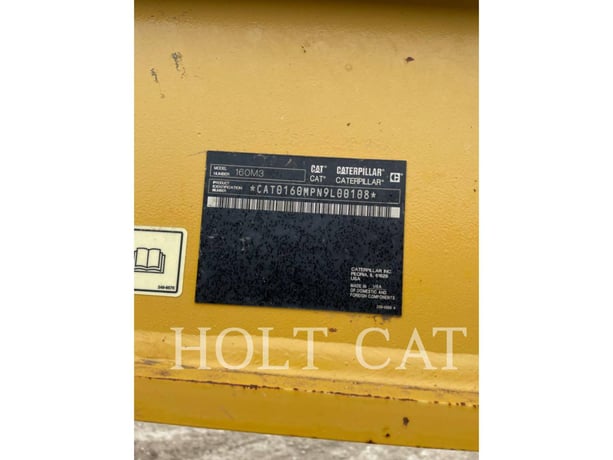 Caterpillar 160M3, Motor Grader, 5887 hours, S/N: N9L00108, 2015 - Image 6