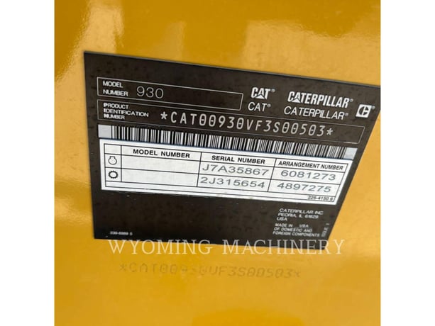 Cat 930, Wheel Loader, 15 hours, S/N: F3S00503, 2024 - Image 6