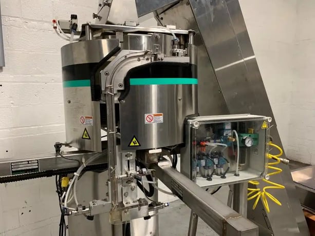 Hoppmann #FT-15, capsule count/batch feed system, 150 caps/min, Hoppmann LB3 variant elevating prefeeder - Image 8