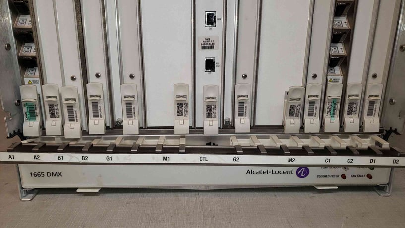 Alcatel-Lucent, 1665 DMX (Data Multiplexer), LNW8/LNW27/LNW170/LNW74/LNW2 modules, 30 Amps. Each line, -48 - Image 3