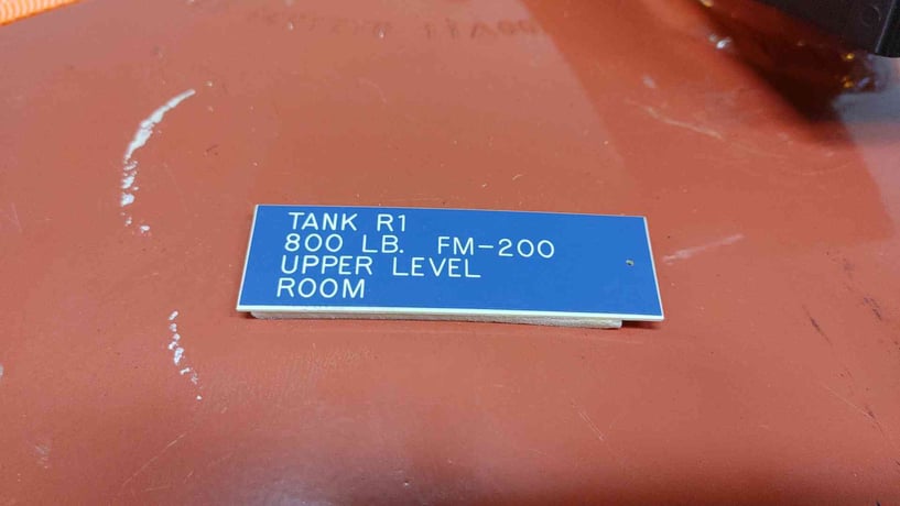 800 lbs. Fenwal, Fire Suppression System, FM-200 Agent, 32-130 F temp. range, 360 psig @ 70 F - Image 8