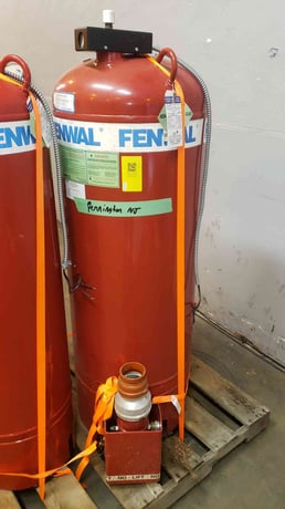 400 lbs. Fenwal, Fire Suppression System, FM-200 Agent - Image 1