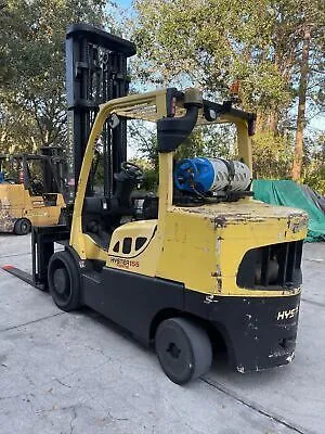 15000 lb. Hyster #S155FT, forklift, 24" lift capacity, 60" fork length, 177" lift height, side shift, 2008 - Image 5