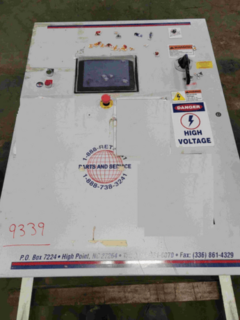 Vecoplan #RG-52/100, single shaft shredder, 52" x58" feed opening, 100 HP, 3 phase - Image 2