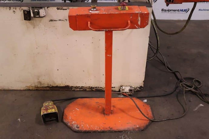 140 Ton, Wysong #THS140-120, press brake w/Automec Autogage back gauge, 10' overall, 96" between housing - Image 4