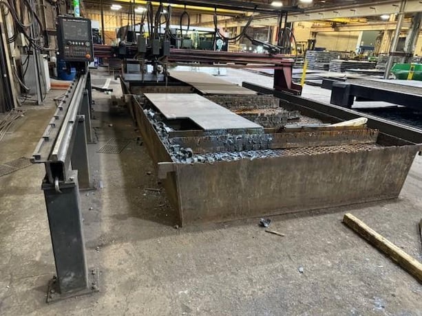 M.g. Messer, CNC Oxy Fuel cutting system, 10' x 20' table, 1992 - Image 2