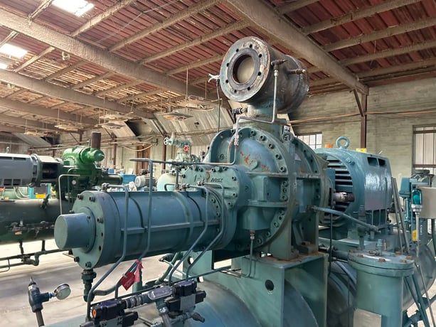 400 HP Frick #RWB-II-177H, rotary screw compressor, 460 V., R22, 3600 RPM, 300 psig, Frick TDSH233S, Frick - Image 9